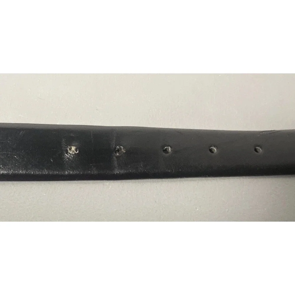 Hugo Boss Men's Black Leather Dress Belt Size 44‎